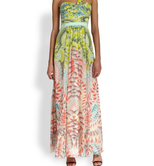 BCBGMaxAzria Dresses & Skirts - BCBGMAXAZRIA One Shoulder Inga Maxi Dress